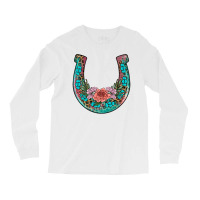 Leopard Glitter Gemstone Horseshoe Long Sleeve Shirts | Artistshot