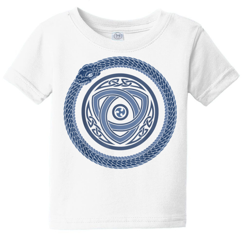 Jormungandr Norse Viking Mythology Ouroboros Pagan Serpent T Shirt Baby Tee by haocovaccaj | Artistshot