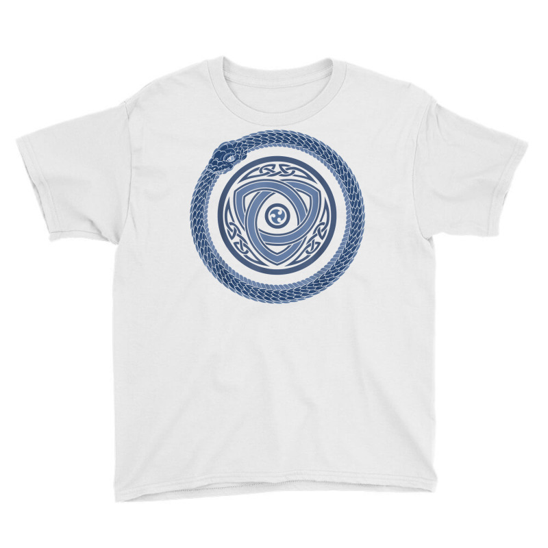 Jormungandr Norse Viking Mythology Ouroboros Pagan Serpent T Shirt Youth Tee by haocovaccaj | Artistshot