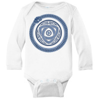 Jormungandr Norse Viking Mythology Ouroboros Pagan Serpent T Shirt Long Sleeve Baby Bodysuit | Artistshot