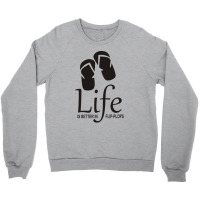 Funny Life Of Flip Plops Crewneck Sweatshirt | Artistshot