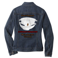 Le Pétomane's Undergarments Ladies Denim Jacket | Artistshot