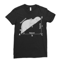 Hippo Math Analytical Funny Sarcasm Humor Teacher T Shirt Ladies Fitted T-shirt | Artistshot