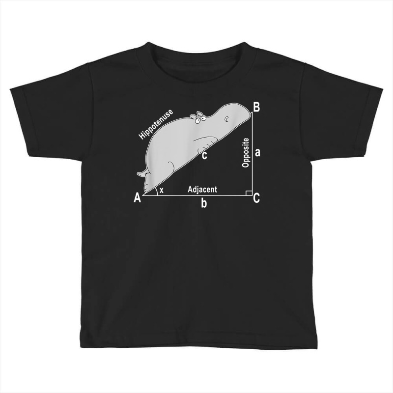 Hippo Math Analytical Funny Sarcasm Humor Teacher T Shirt Toddler T-shirt by aryanahjerich | Artistshot