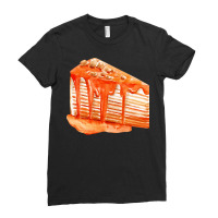 French Mille Crepe Cake T  Shirt Caramel Mille Crepe Cake T  Shirt Ladies Fitted T-shirt | Artistshot