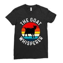 goat whisperer funny goat lover vintage Ladies Fitted T-Shirt | Artistshot