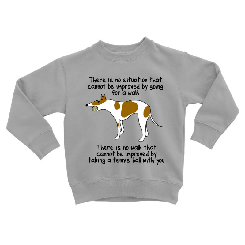 The Love Dog Toddler Sweatshirt by dinda thomas | Artistshot