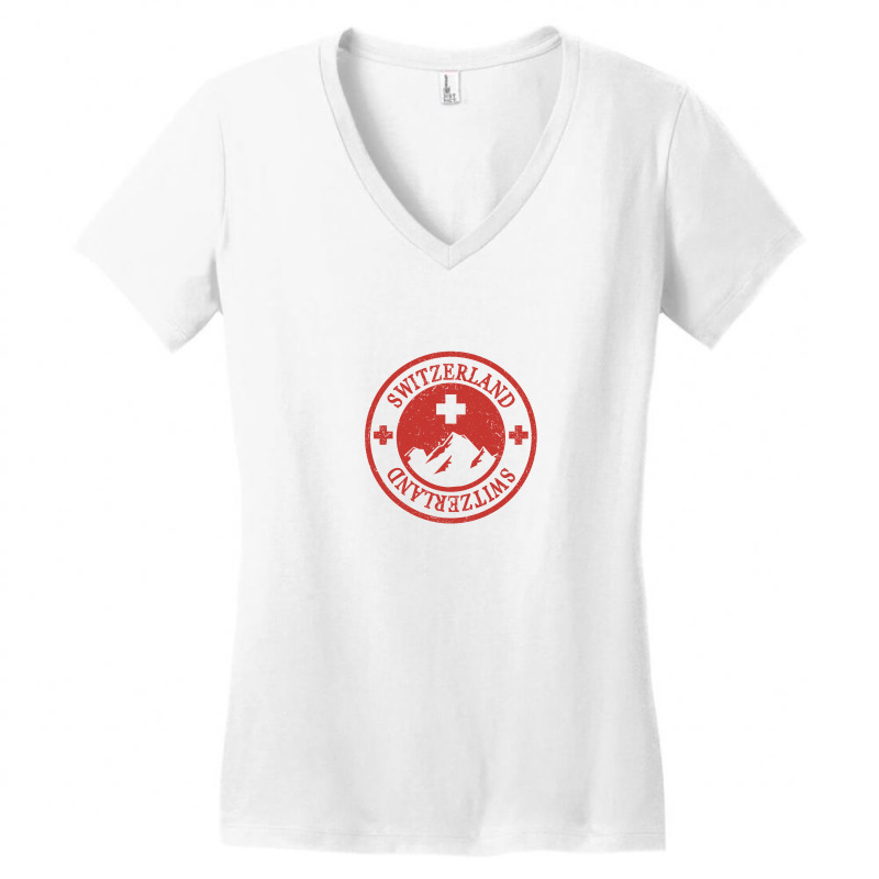 Switzerland Women's V-neck T-shirt | Artistshot