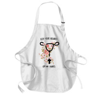 Womens Keep Your Rosaries Off My Ovaries Pro Choice Feminist Quote Tan Medium-length Apron | Artistshot