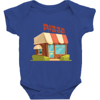 Cool,cartoon,casual,pizza,shop Baby Bodysuit | Artistshot