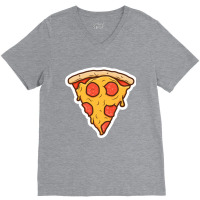 Cool,pizza,cartoon,image V-neck Tee | Artistshot