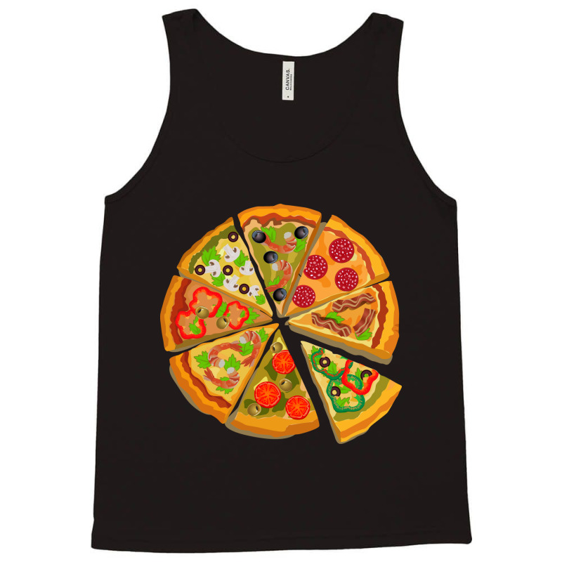 Cool,pizza,with,toppings,(2) Tank Top by pertama | Artistshot