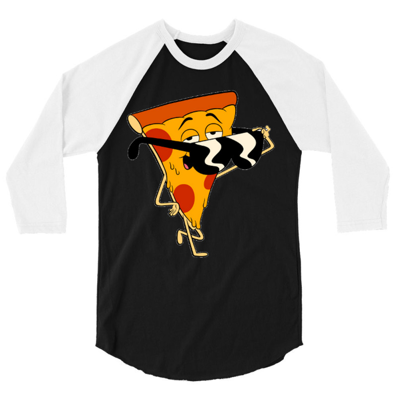 Cool,steve,pepperoni,cartoon,pizza 3/4 Sleeve Shirt by pertama | Artistshot