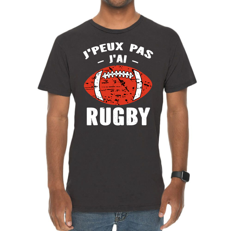 I Can't I Have Rugby Gift For Players And Amateurs Vintage T-Shirt by Agus w | Artistshot