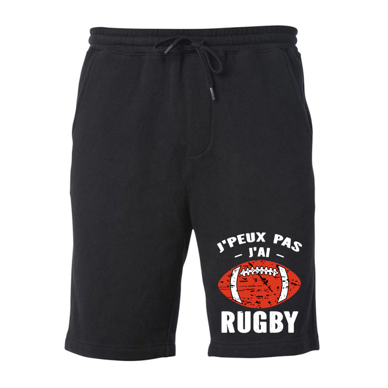 I Can't I Have Rugby Gift For Players And Amateurs Fleece Short by Agus w | Artistshot