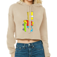 Bart Simpson Cropped Hoodie | Artistshot