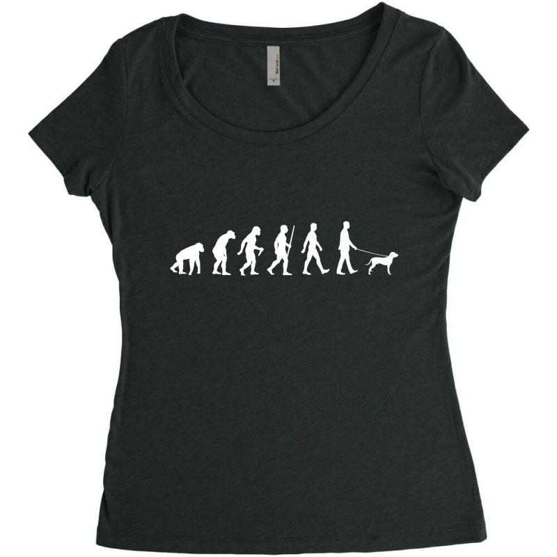 Evolution Bleu De Gascogne Petit Walker Women's Triblend Scoop T-shirt by wikojeristo | Artistshot