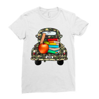 Farm Truck,back To School Ladies Fitted T-shirt | Artistshot