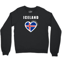 Ice Land Funny Flag Internationally Crewneck Sweatshirt | Artistshot