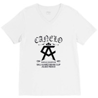 Canelo Alvarez Abstrac V-neck Tee | Artistshot