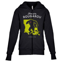 Home Of The Rougarou   Louisiana, Usa Cryptid T Shirt Youth Zipper Hoodie | Artistshot