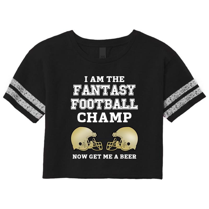 Proud Football Champ Scorecard Crop Tee by Agus w | Artistshot