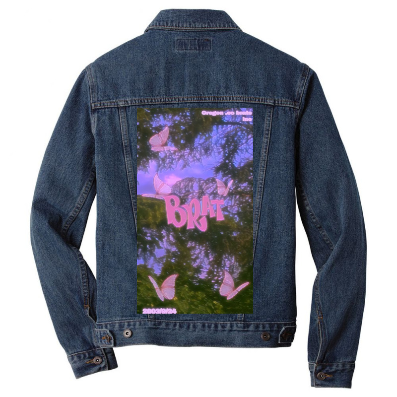 Brat Oregon Men Denim Jacket by Kelly S | Artistshot