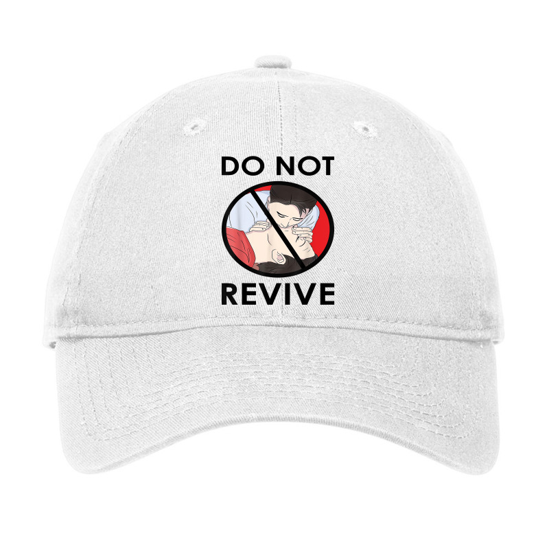 Funny Do Not Revive   Wear Your Dnr Existentialist Nihilist T Shirt Adjustable Cap by darinelelwell | Artistshot