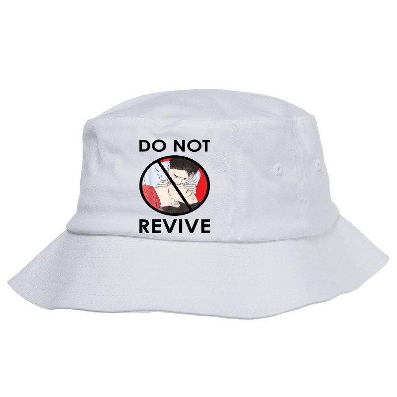 Funny Do Not Revive   Wear Your Dnr Existentialist Nihilist T Shirt Bucket Hat by darinelelwell | Artistshot