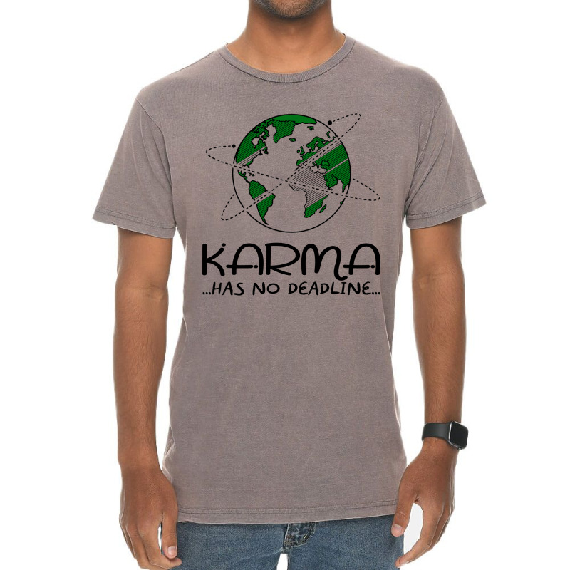 Karma Comes And Goes Vintage T-Shirt by ronde | Artistshot