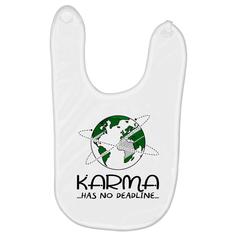 Karma Comes And Goes Baby Bibs by ronde | Artistshot