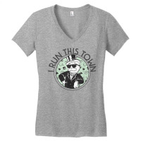 Monopoly I Run This Town T Shirt Women's V-neck T-shirt | Artistshot