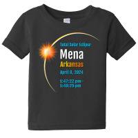 Mena Arkansas Ar Total Solar Eclipse 2024  1  T Shirt Baby Tee | Artistshot