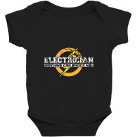 Mens Electrician Electronics Engineer Linemen Power Plant Baby Bodysuit | Artistshot