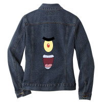 Grin Plankton Ladies Denim Jacket | Artistshot