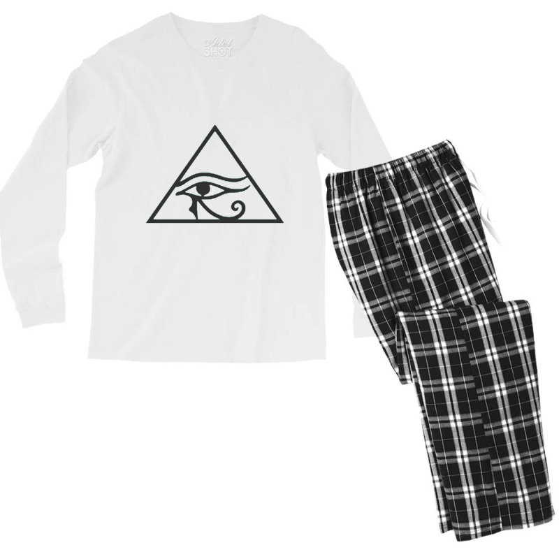 Eye Of Horus Men's Long Sleeve Pajama Set | Artistshot