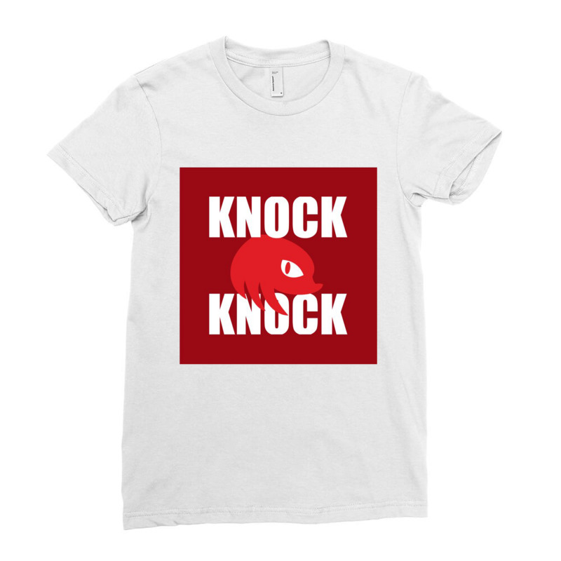 Red Knuckles Meme Ladies Fitted T-Shirt by ronde | Artistshot