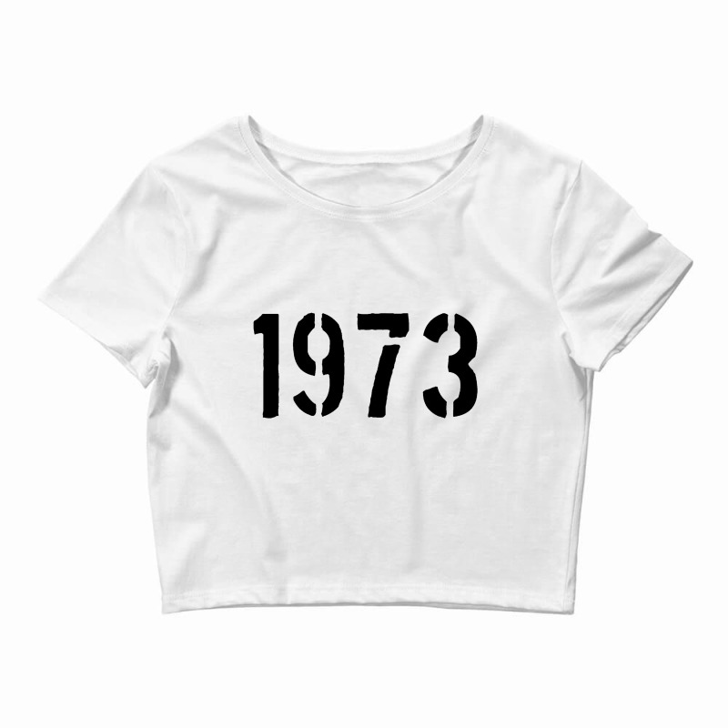 Pro Choice 1973 Women's Rights Feminism Roe V Wade Crop Top by apolitery | Artistshot