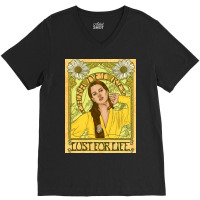 Lana Lust For Life V-neck Tee | Artistshot