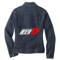 Initial D Anime Manga Drift Race Jdm Ladies Denim Jacket | Artistshot