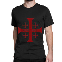 Crusader Christianity Deus Vult God Will Classic T-shirt | Artistshot