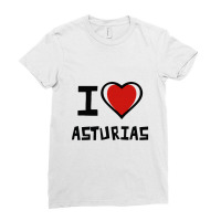 I Love Asturias Ladies Fitted T-shirt | Artistshot