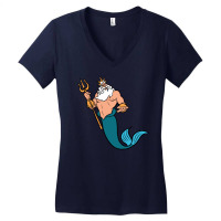 King Triton Women's V-neck T-shirt | Artistshot