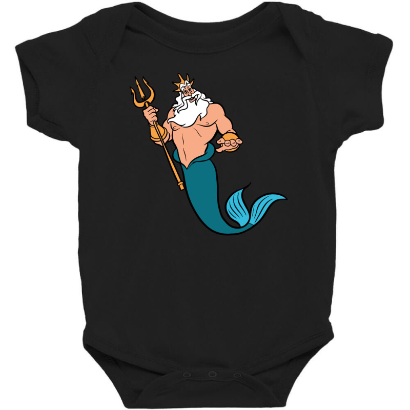 King Triton Baby Bodysuit by nazanayla | Artistshot