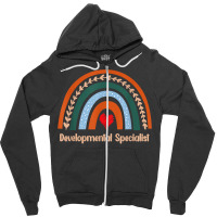 Funny Developmental Specialist Boho Rainbow Back To School T Shirt Zipper Hoodie | Artistshot