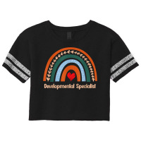 Funny Developmental Specialist Boho Rainbow Back To School T Shirt Scorecard Crop Tee | Artistshot