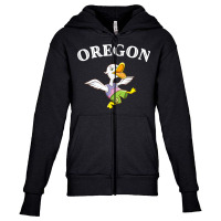 Eugene Oregon College Sports Vacation Souvenir Novelty Gift T Shirt Youth Zipper Hoodie | Artistshot