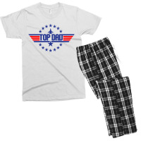 Top Dad Top Papa Ever Men's T-shirt Pajama Set | Artistshot