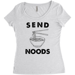 send noods Women's Triblend Scoop T-shirt | Artistshot