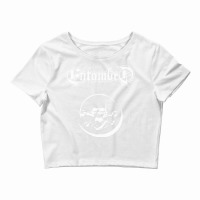 Entombed Skull Death Nihilist Edge Of Sanity Crop Top | Artistshot